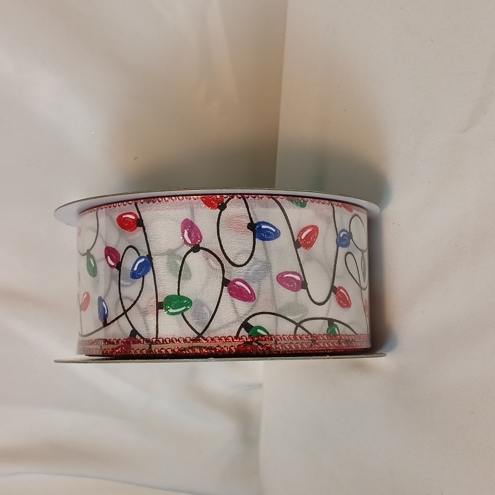 Holiday Ribbon with Multicolor Lights - Picture 6 of 6
